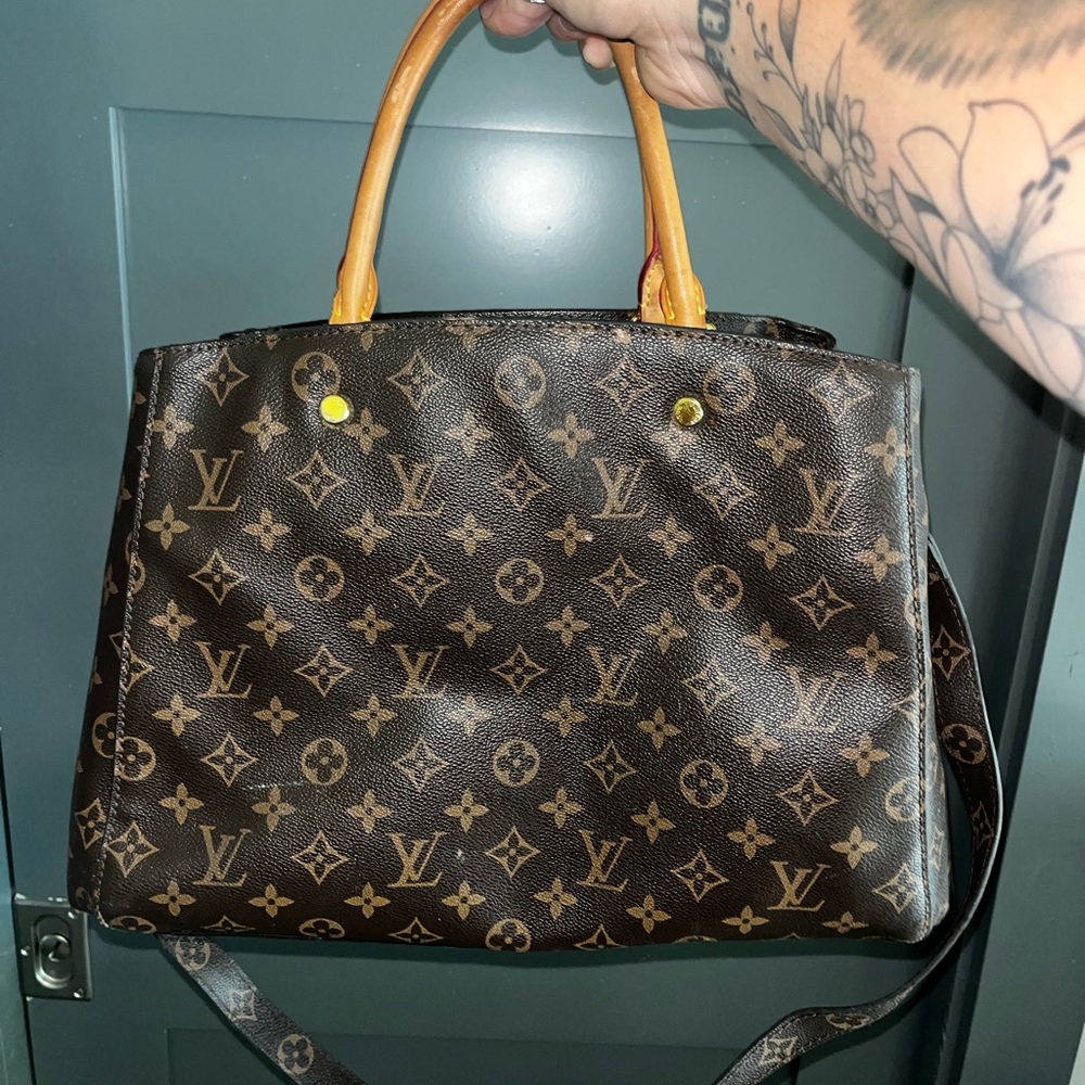 Louis Vuitton Brown Monogram Shoulder Bag
